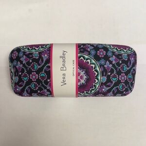 NWT Vera Bradley Lilac Medallion Purple and Blue Floral Optical Case